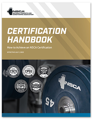 Certification handbook cover